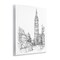 Stupell Industries Parisian Cityscape Sketch Wall Plaque, design by Ethan Harper